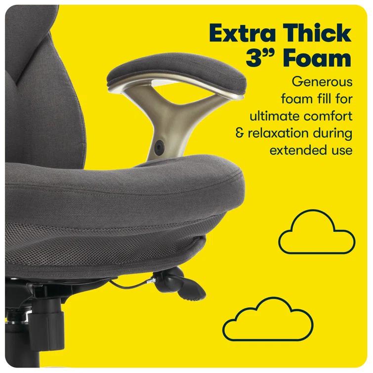 Serta Claremont Ergonomic Executive Office Chair with Back in Motion Technology and Lumbar Support