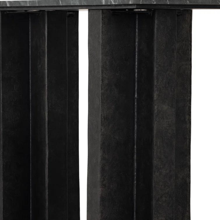 Alfred Console Table - Black Marble