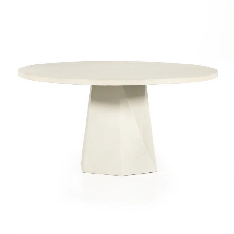 Clemmie 60'' Concrete Outdoor Dining Table