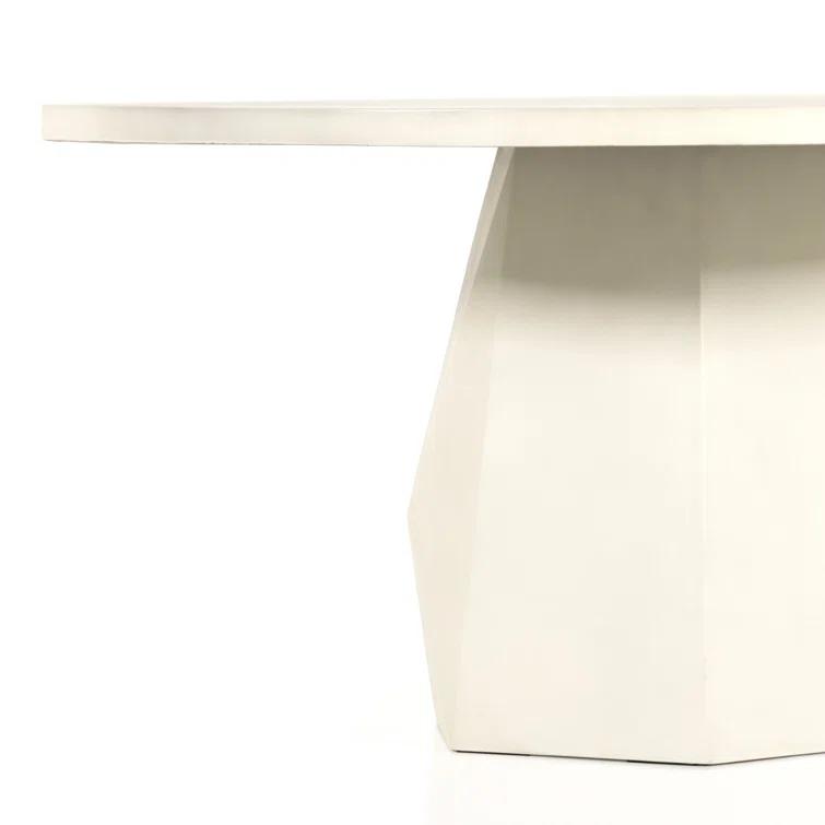 Clemmie 60'' Concrete Outdoor Dining Table