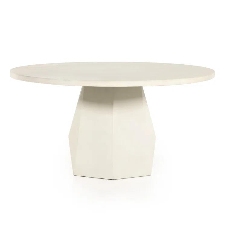 Clemmie 60'' Concrete Outdoor Dining Table