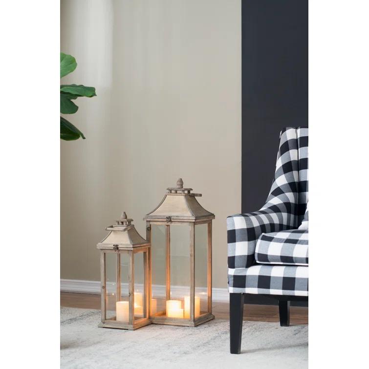 2 Piece Table Top Lantern Set