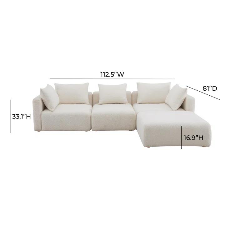Hangover 4-Piece Modular Sectional