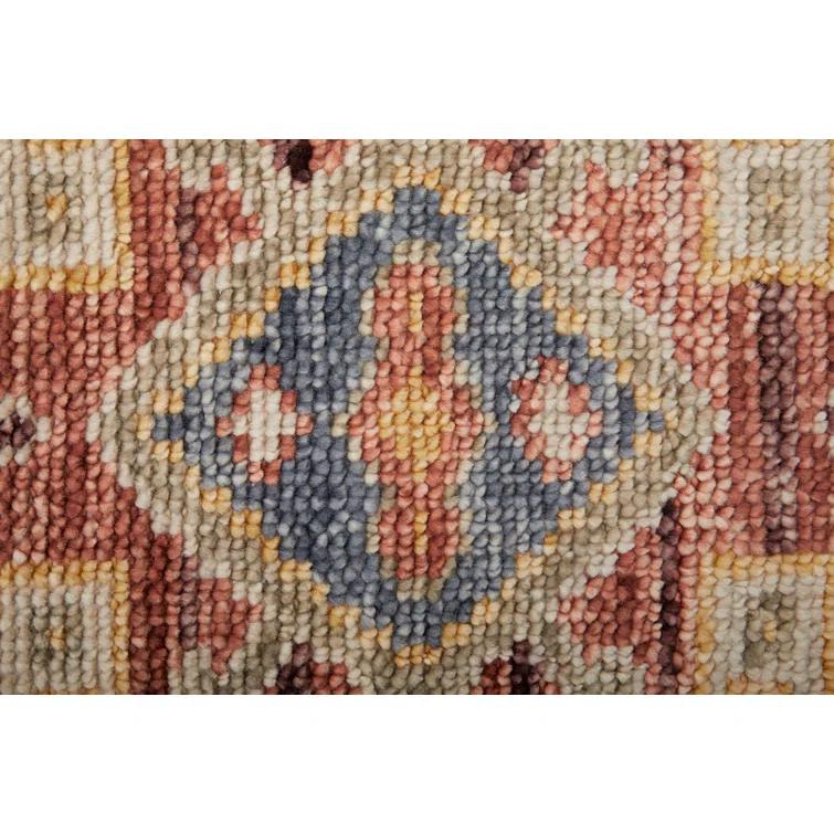 Fillmore Transitional Medallion Red/Ivory/Gold Area Rug