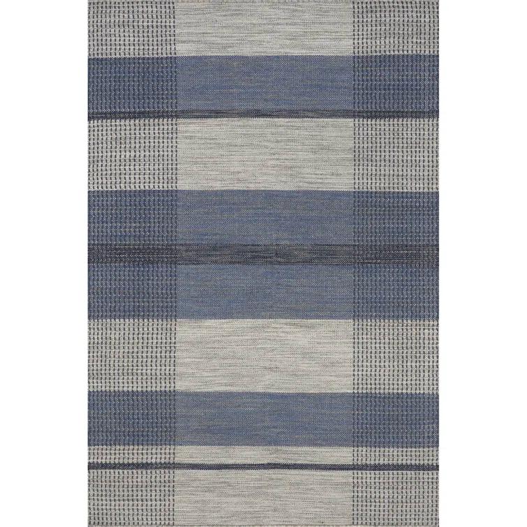 Hurley Plaid Wool Area Rug