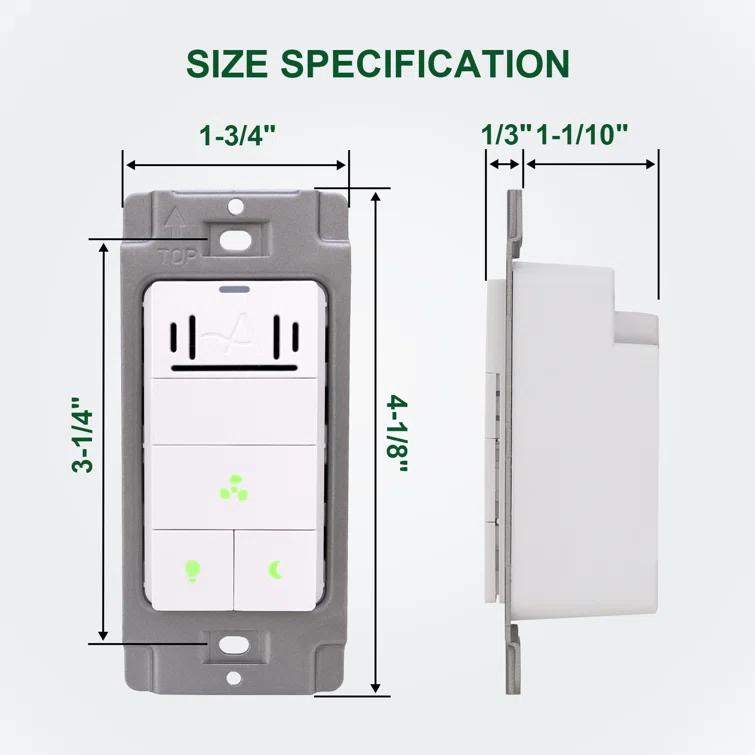 Akicon AK-SW-FLHT 3 Tamper Resistant 3-Way Motion Sensor