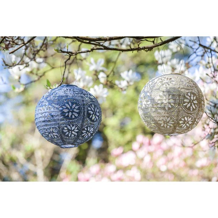 Boho Globe Solar Outdoor Lantern