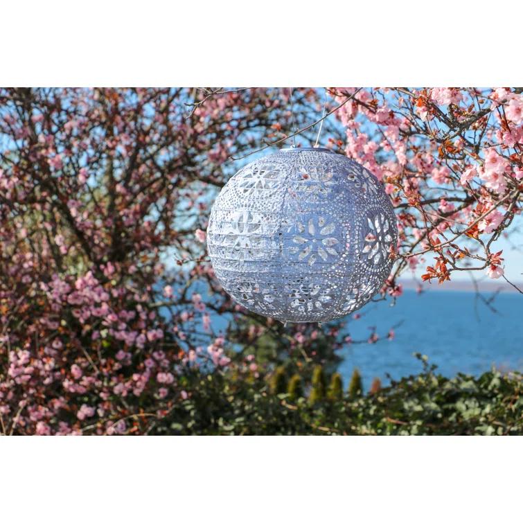 Boho Globe Solar Outdoor Lantern