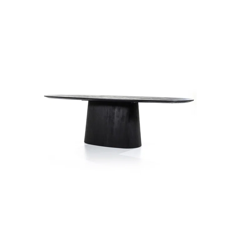 Eleonora Aron Oval Solid Wood Top Dining Table