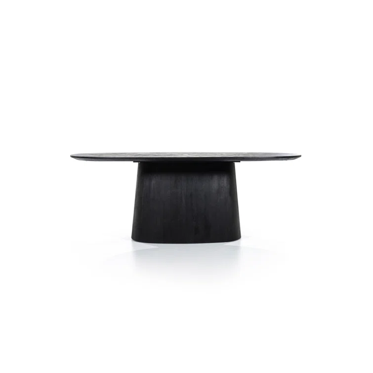Eleonora Aron Oval Solid Wood Top Dining Table