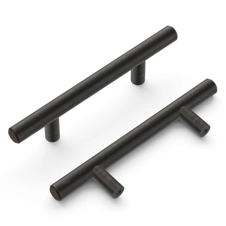 Oil Rubbed Bronze 3" Bar Cabinet Pulls with Mounting Hardware