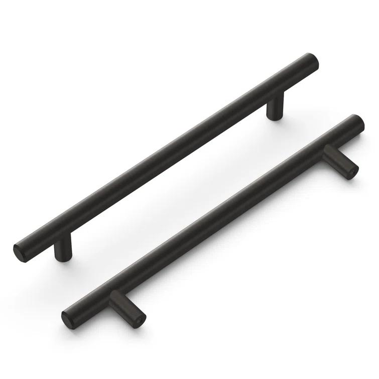 Bar Pull Kitchen Cabinet Handles, Solid Core Drawer Pulls for Cabinet Doors, 6-5/16" (160mm)