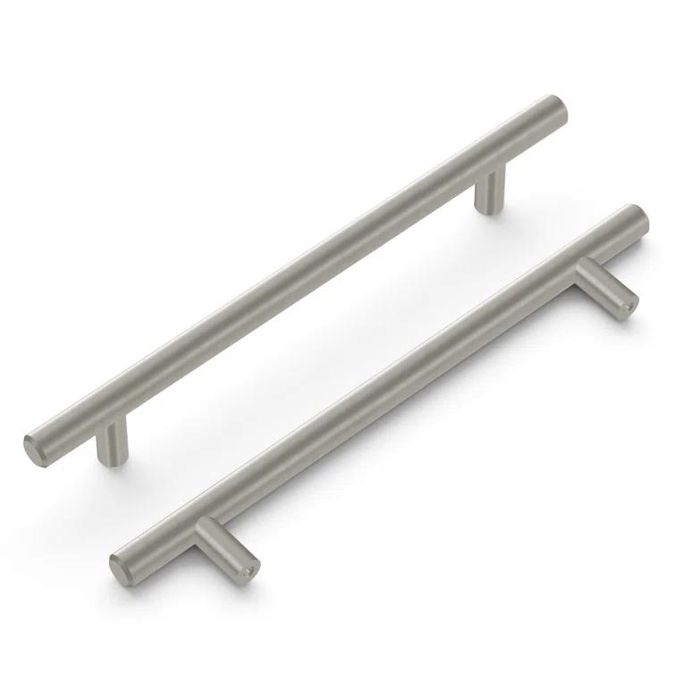 Bar Pull Kitchen Cabinet Handles, Solid Core Drawer Pulls for Cabinet Doors, 6-5/16" (160mm)