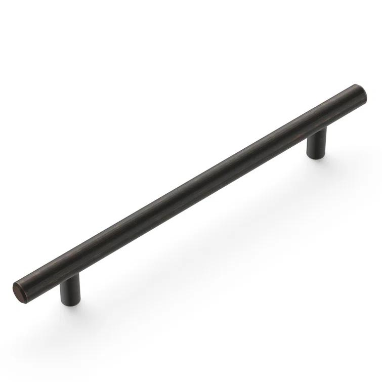 Bar Pull Kitchen Cabinet Handles, Solid Core Drawer Pulls for Cabinet Doors, 6-5/16" (160mm)