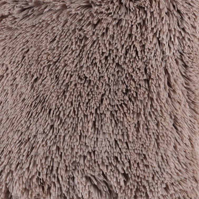 Faux Fur Reversible Throw Pillow (Set of 2)