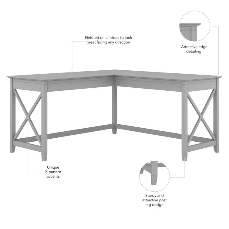 Huckins 60W L Shaped Desk