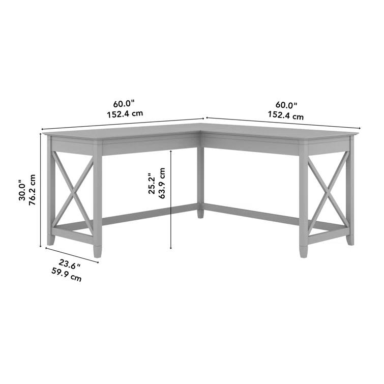 Huckins 60W L Shaped Desk