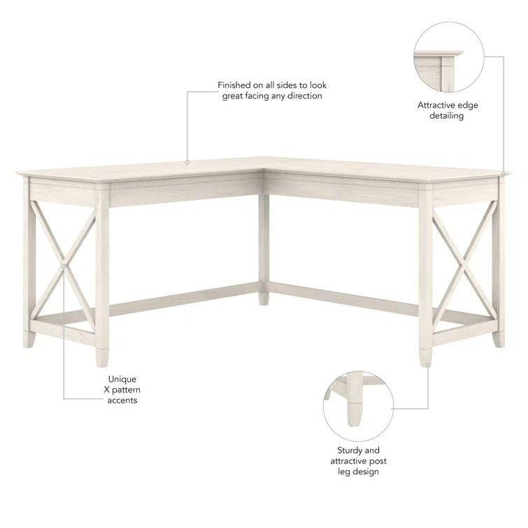 Huckins 60W L Shaped Desk