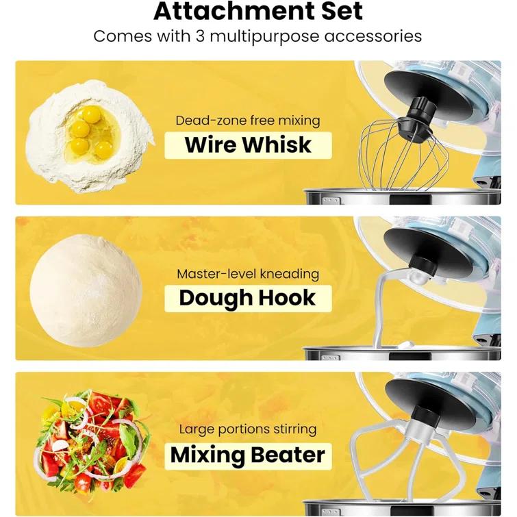 660W 10 Speed 6 Quart Tilt-Head Stand Mixer