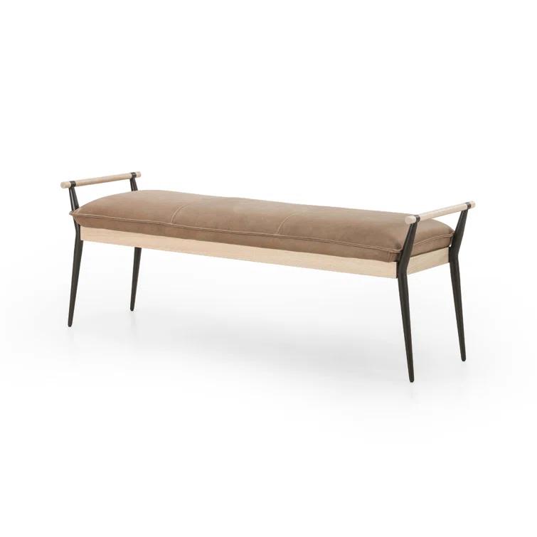 Svetljo Leather Dining Bench