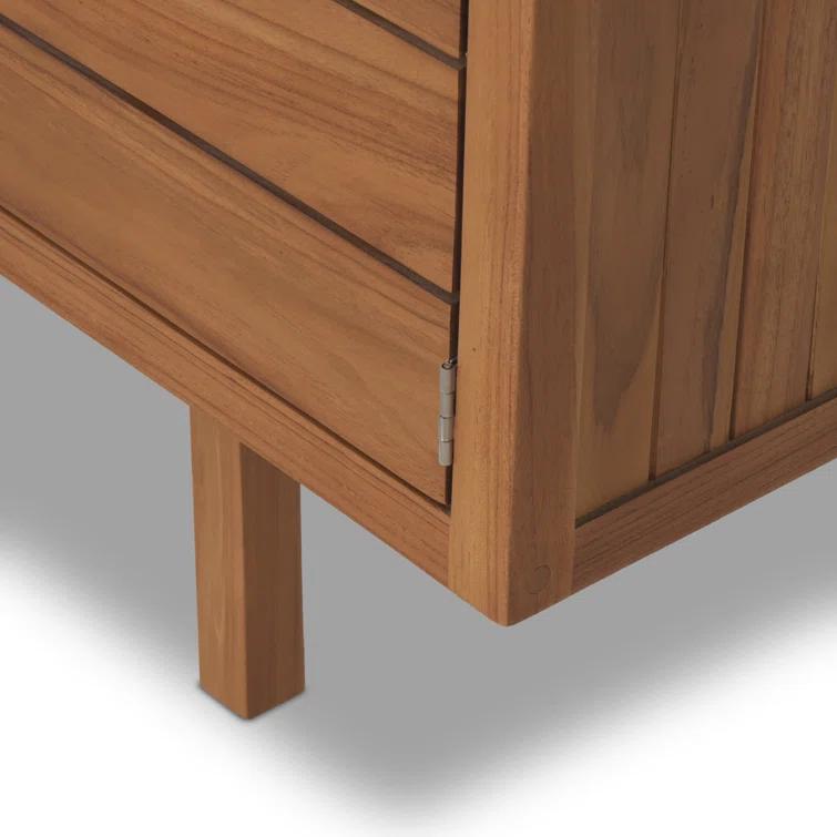 Natural Teak 70'' Outdoor Sideboard Buffet