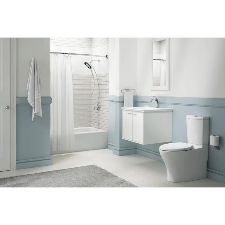 Expanse® 76" Curved Fixed Shower Curtain Rod