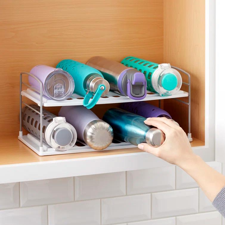 YouCopia® YouCopia UpSpace Water Bottle and Travel Mug Organizer, 2-Shelf