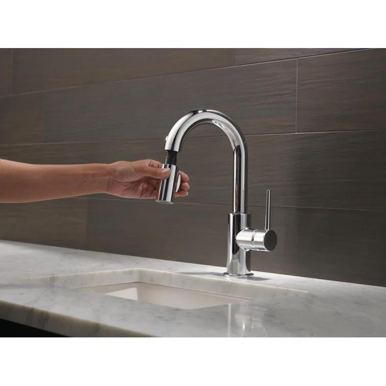 Single Handle Pull-Down Bar/Prep Kitchen Limited Swivel