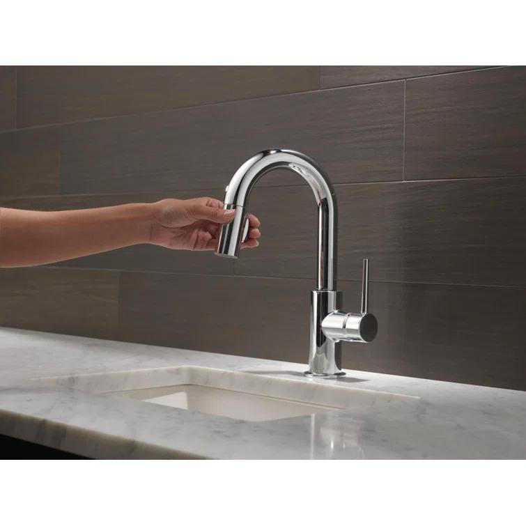Single Handle Pull-Down Bar/Prep Kitchen Limited Swivel