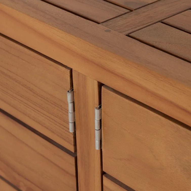 Natural Teak 70'' Outdoor Sideboard Buffet