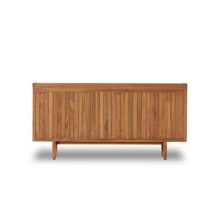 Natural Teak 70'' Outdoor Sideboard Buffet