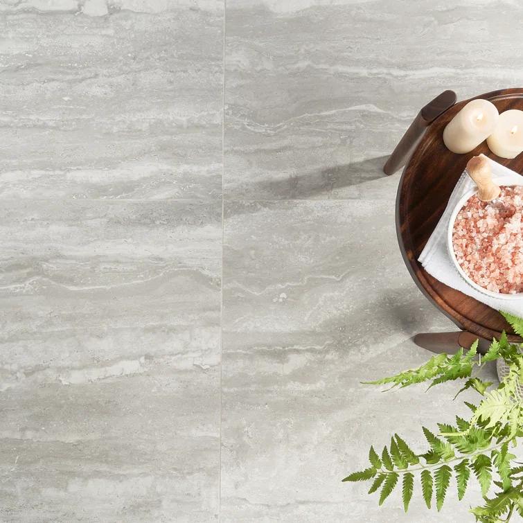 Large Format 24" x 48" Porcelain Stone Look Wall & Floor Tile