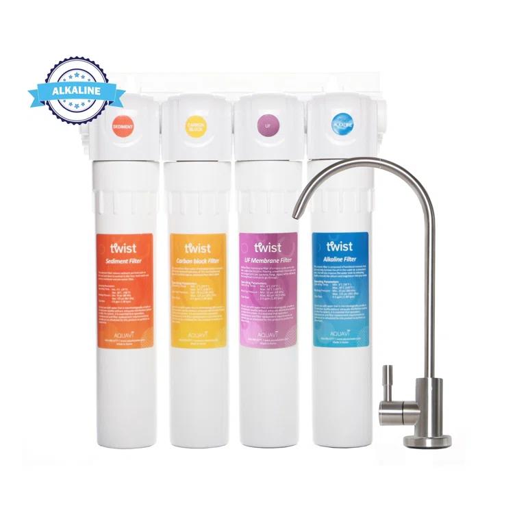 AQUAVI TUUA411 Aquavi Twist 4-Stage Filtration Alkaline Under-Sink Water Filtration System