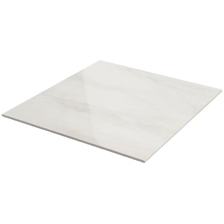 24" x 24" Polished Marble Look Porcelain Floor and Wall Tile (15.5 Sq. Ft. / Case)
