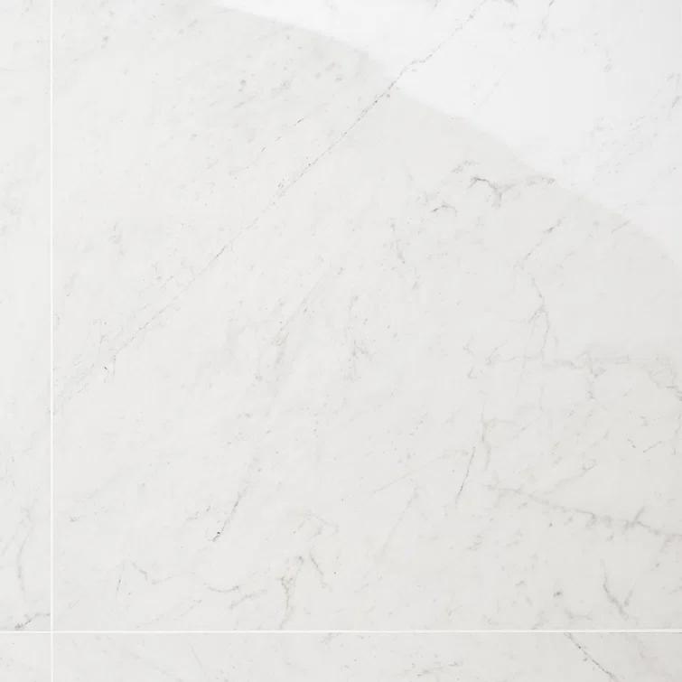 24" x 24" Polished Marble Look Porcelain Floor and Wall Tile (15.5 Sq. Ft. / Case)
