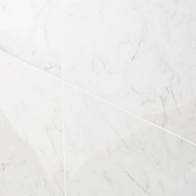 24" x 24" Polished Marble Look Porcelain Floor and Wall Tile (15.5 Sq. Ft. / Case)