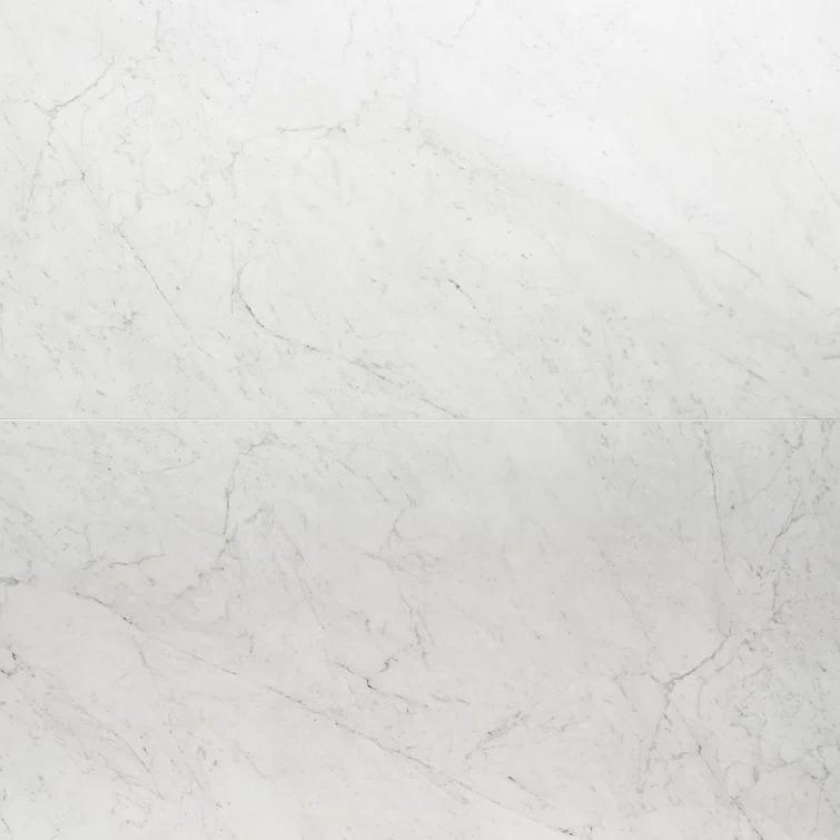 Saroshi 24" x 47" Polished Marble Look Porcelain Floor and Wall Tile (15.5 Sq. Ft. / Case)