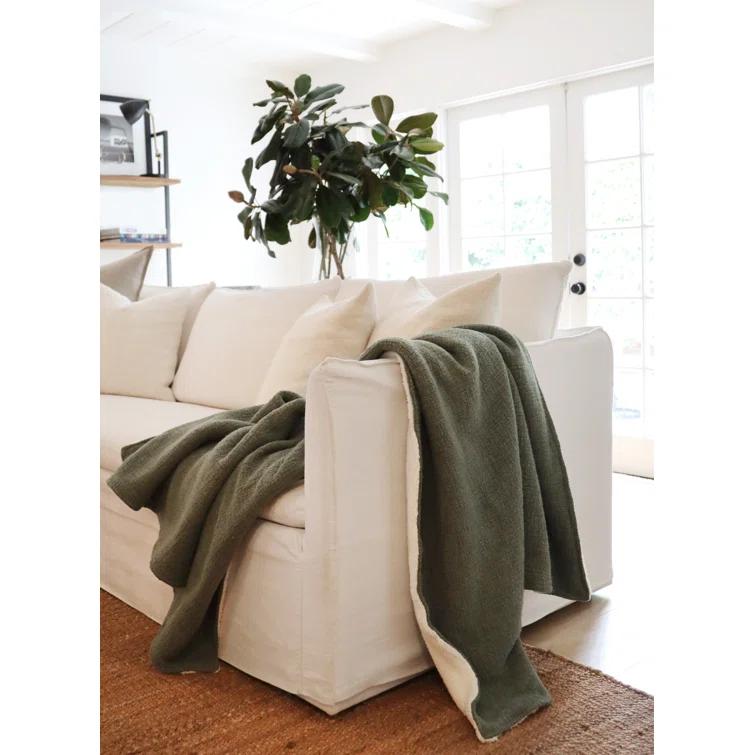 Humboldt Throw by Pom Pom at Home - Moss
