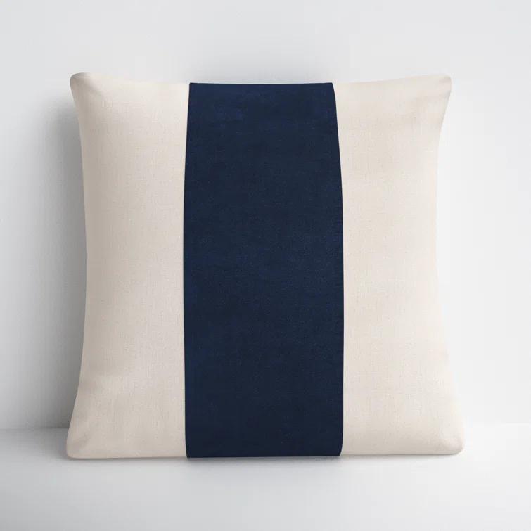 Kat Striped Cotton Throw Pillow