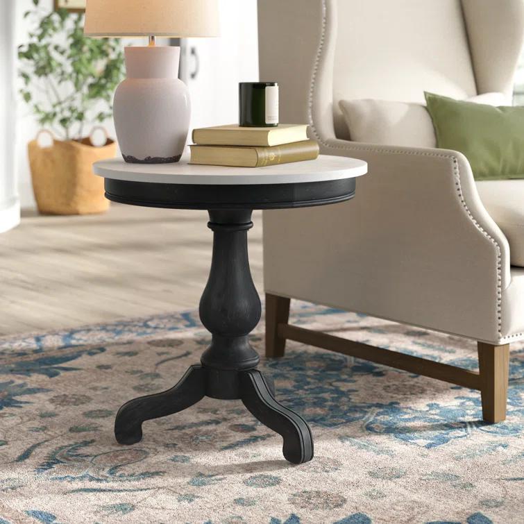 Aberdale End Table with Marble Top