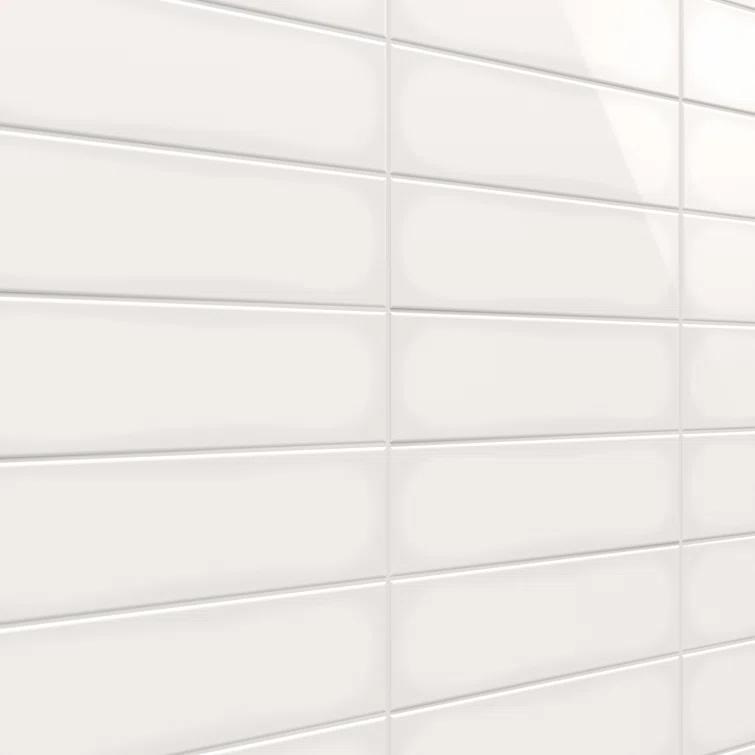 Remington 3.93 in. x 11.81 in. Polished Porcelain Subway Wall Tile (13.55 Sq. Ft. / Case)
