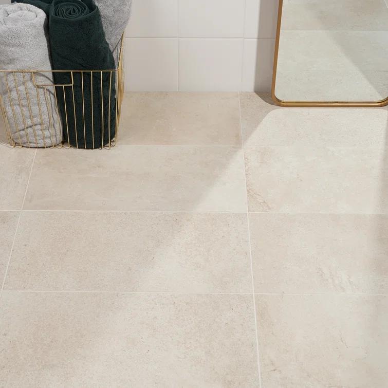 12" x 24" Porcelain Concrete Look Wall & Floor Tile