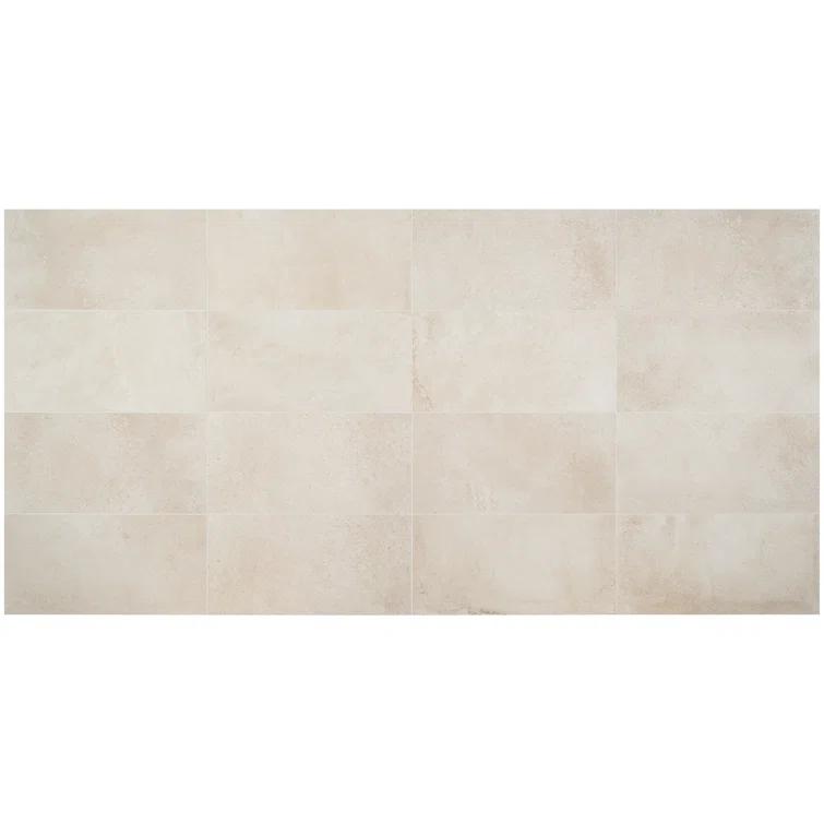 12" x 24" Porcelain Concrete Look Wall & Floor Tile