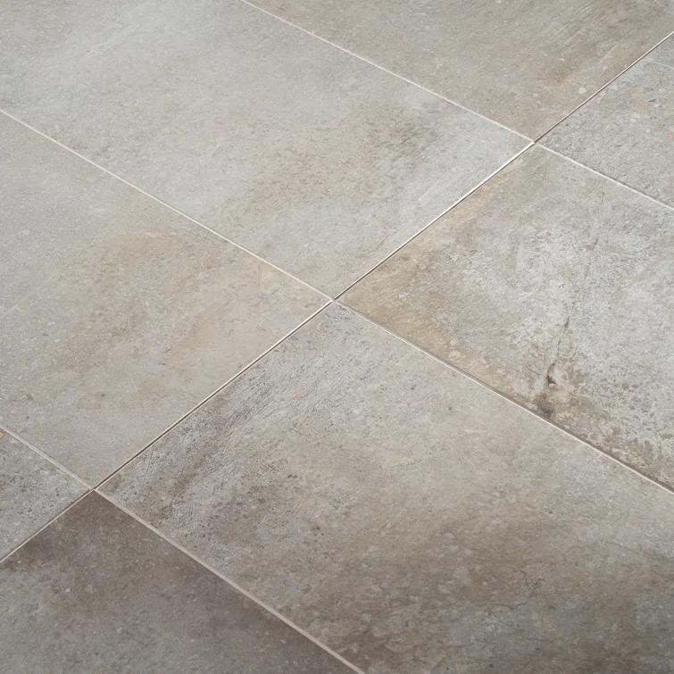 12" x 24" Porcelain Concrete Look Wall & Floor Tile