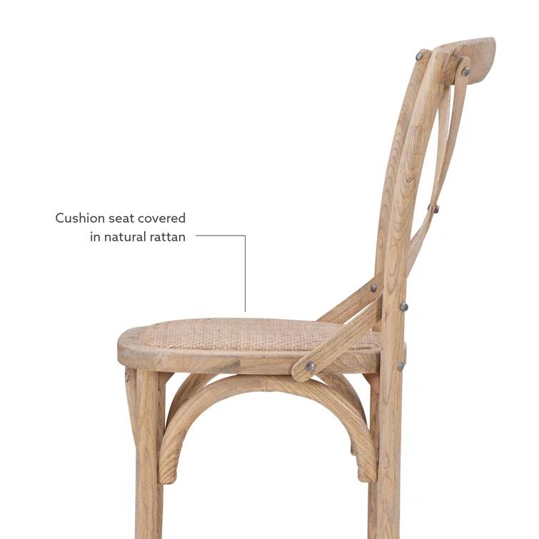 Modway Modway The Gray Barn Hidden Hill Elm Wood Barstool