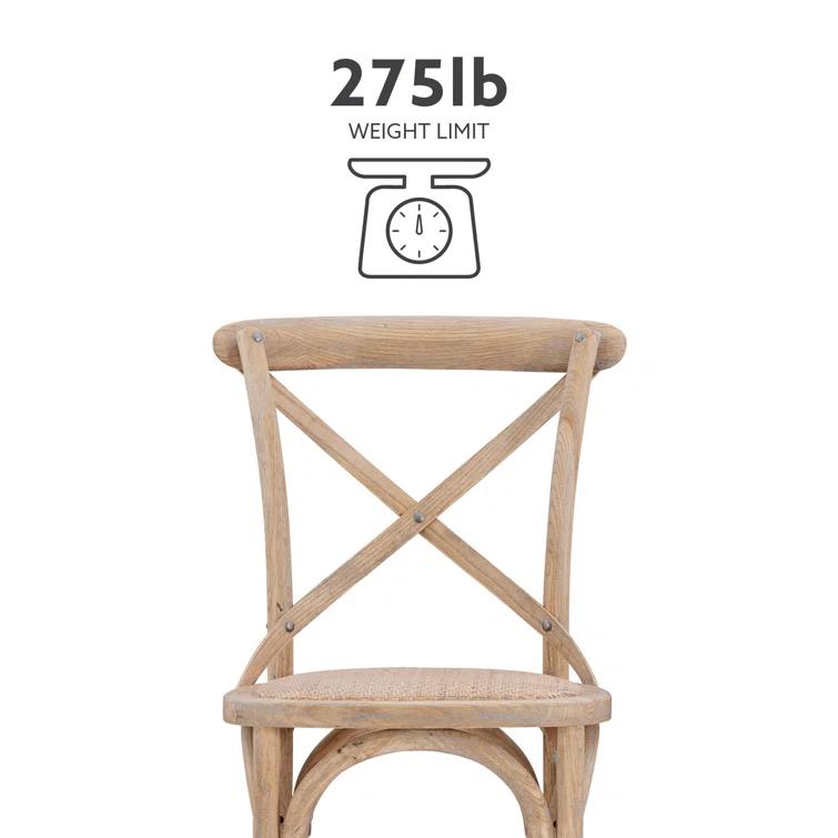 Modway Modway The Gray Barn Hidden Hill Elm Wood Barstool