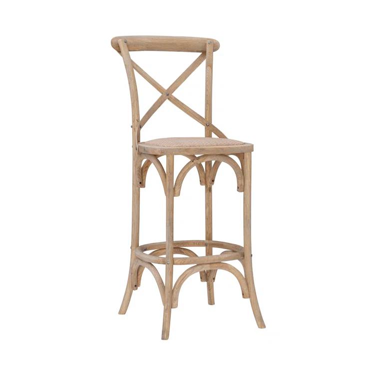 Modway Modway The Gray Barn Hidden Hill Elm Wood Barstool