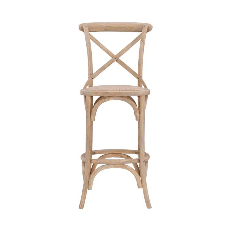 Modway Modway The Gray Barn Hidden Hill Elm Wood Barstool