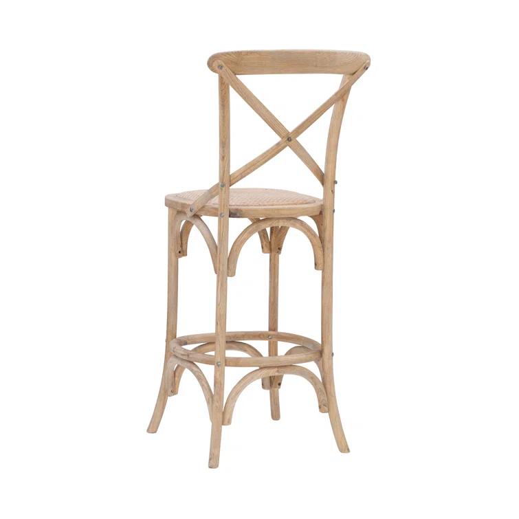 Modway Modway The Gray Barn Hidden Hill Elm Wood Barstool