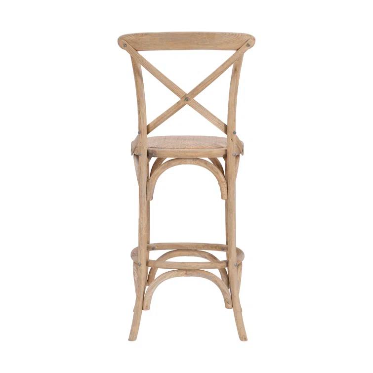 Modway Modway The Gray Barn Hidden Hill Elm Wood Barstool